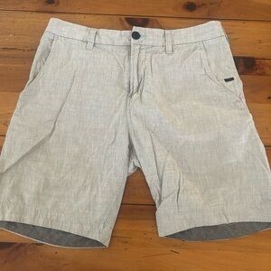 Vissla Men's Gray Casual Flat Front Shorts Size 30